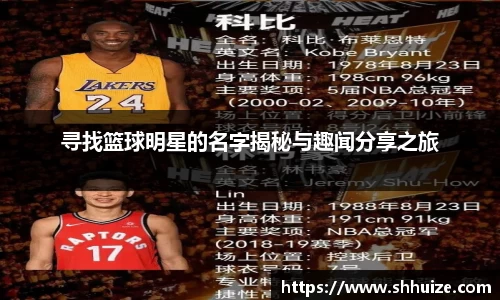 寻找篮球明星的名字揭秘与趣闻分享之旅
